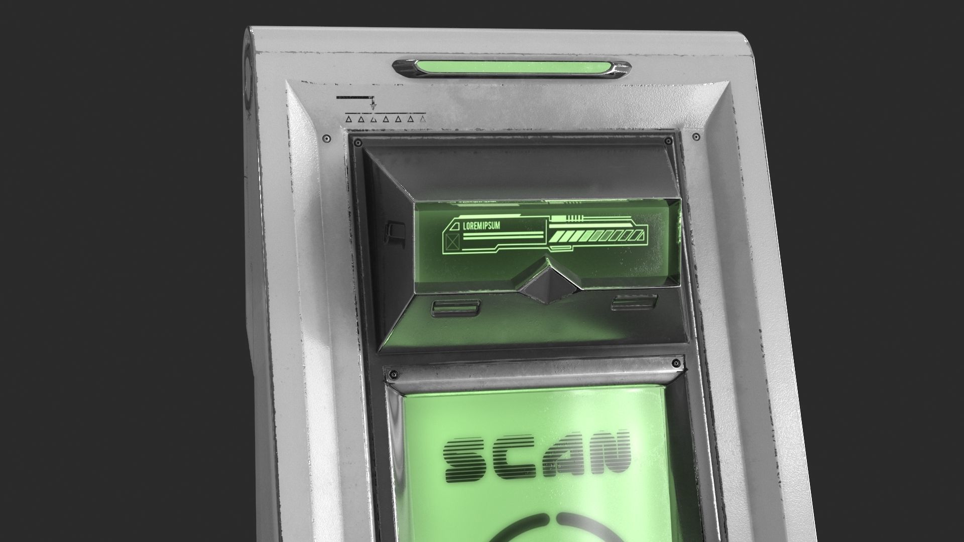 Sci Fi Scanner Display v2 Low-poly 3D model_14