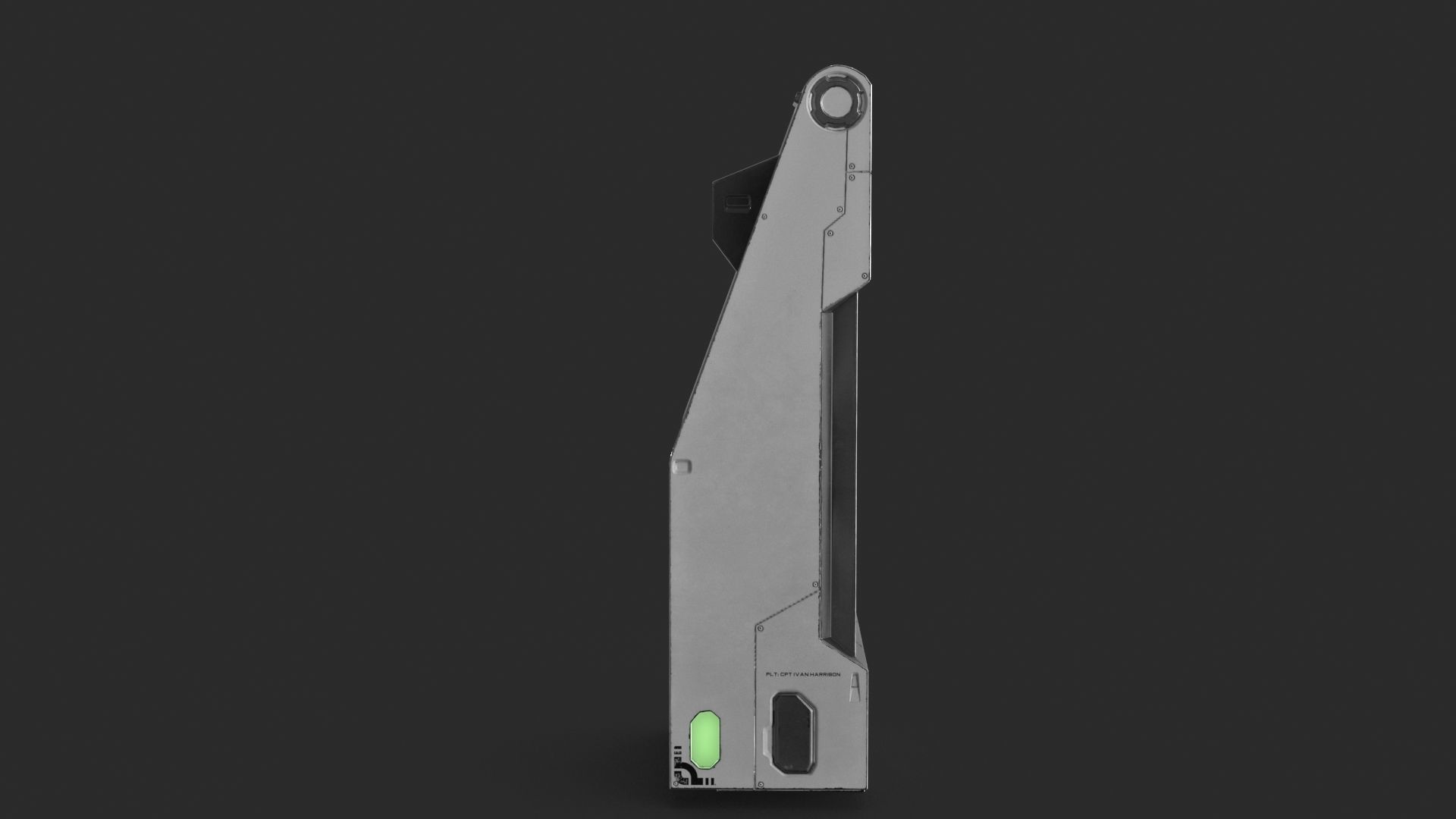 Sci Fi Scanner Display v2 Low-poly 3D model_11