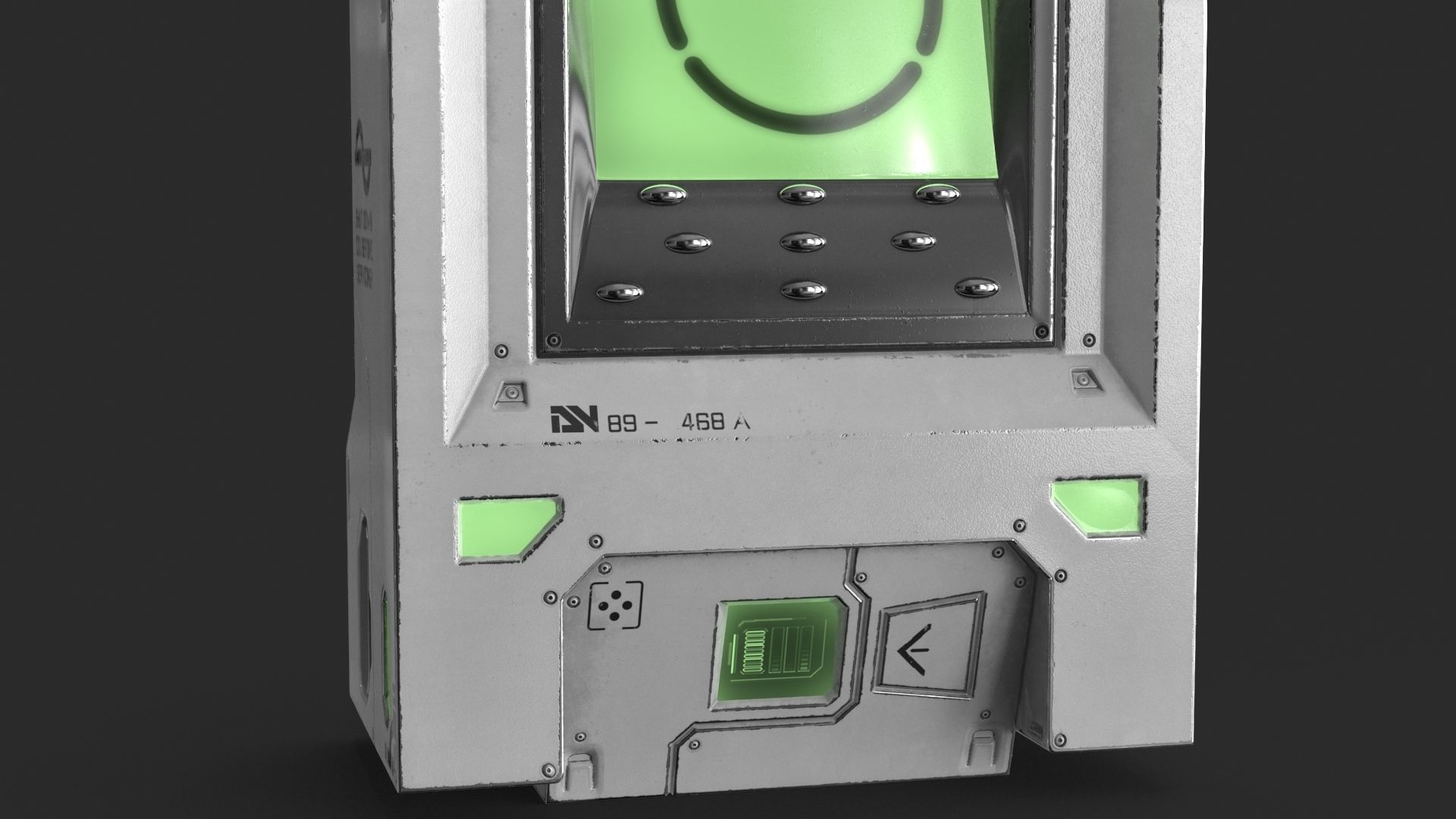 Sci Fi Scanner Display v2 Low-poly 3D model_15