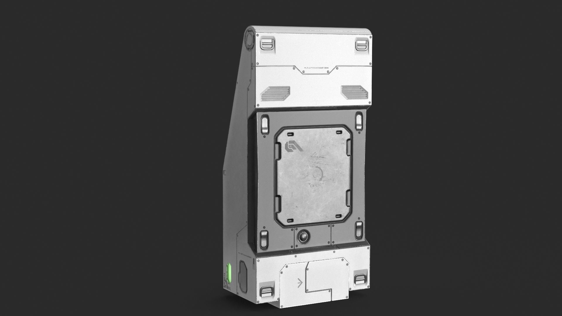 Sci Fi Scanner Display v2 Low-poly 3D model_10