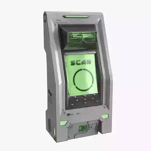 Sci Fi Scanner Display v2 Low-poly 3D model Sci Fi Scanner Display v2 Low-poly 3D model