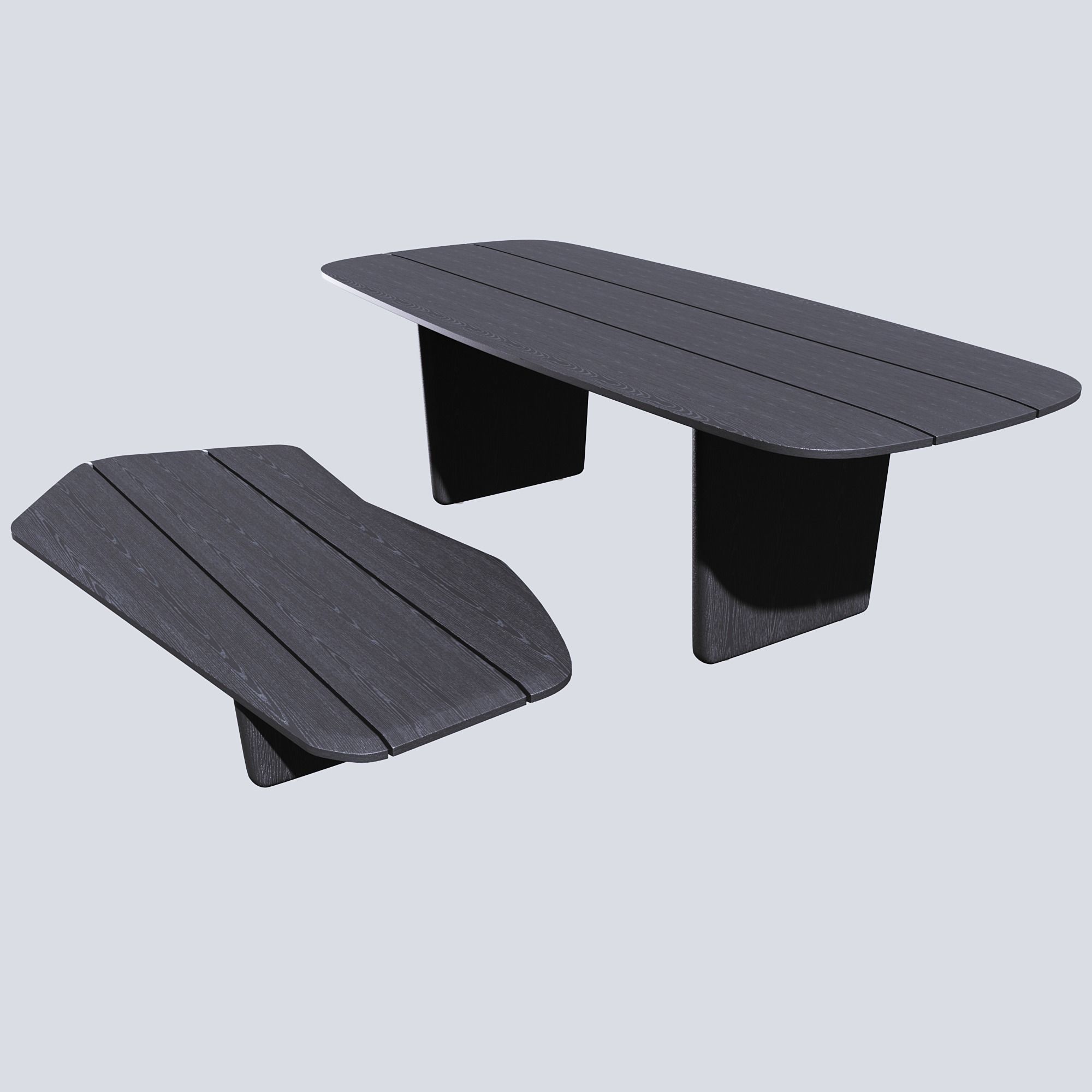 Dining and coffee tables 3D model_5