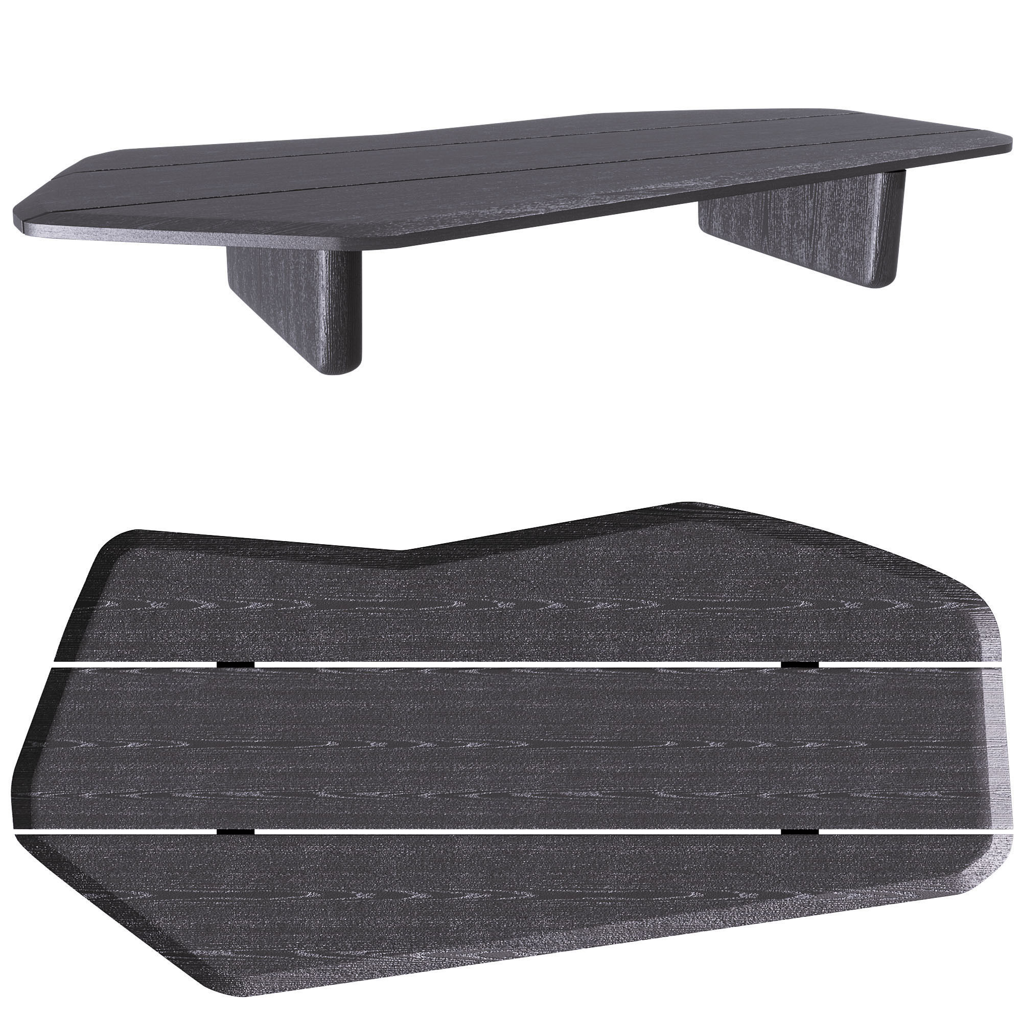 Dining and coffee tables 3D model_2