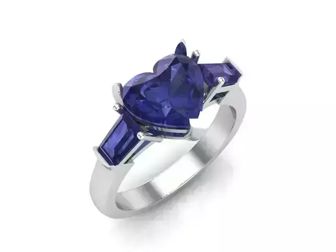 Engagement rings 3D print model