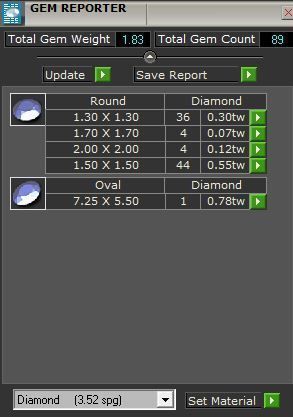 4-row diamond ring 3652 3D print model 3D print model_8