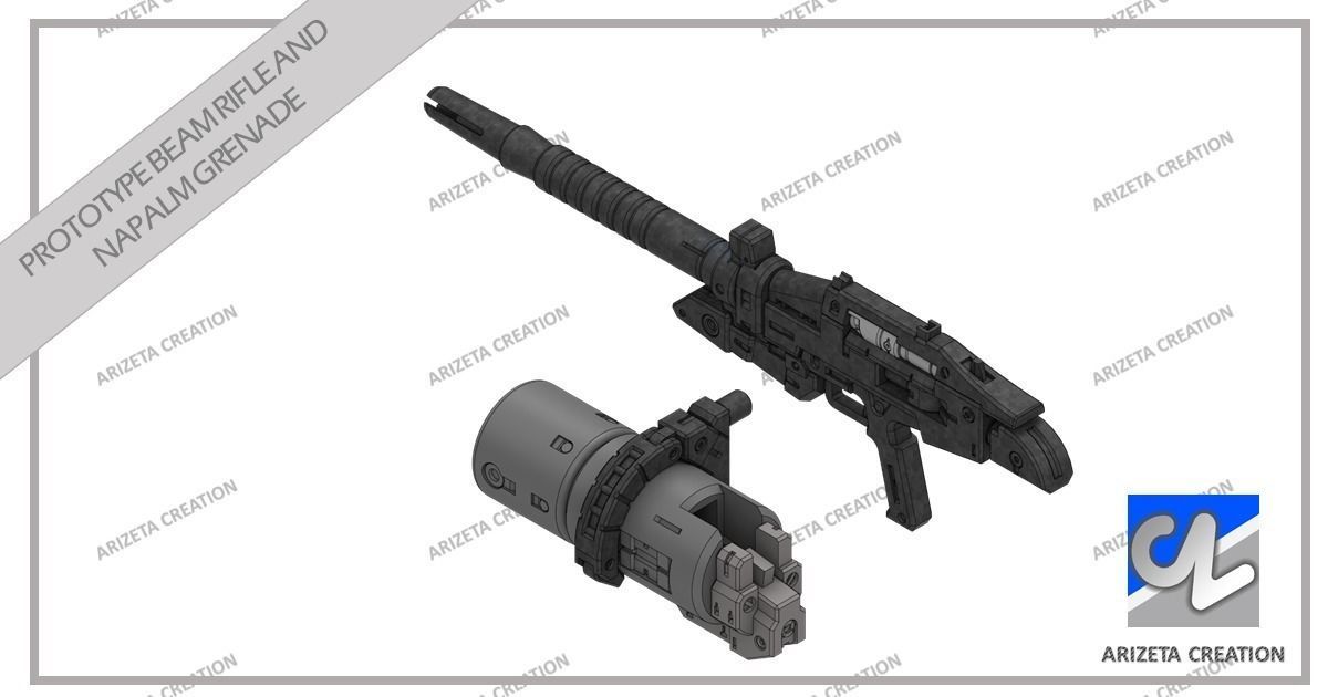ARIZETA CREATION MOBILE SUITS RX-78-01 LEG SECTION 3D print model_33