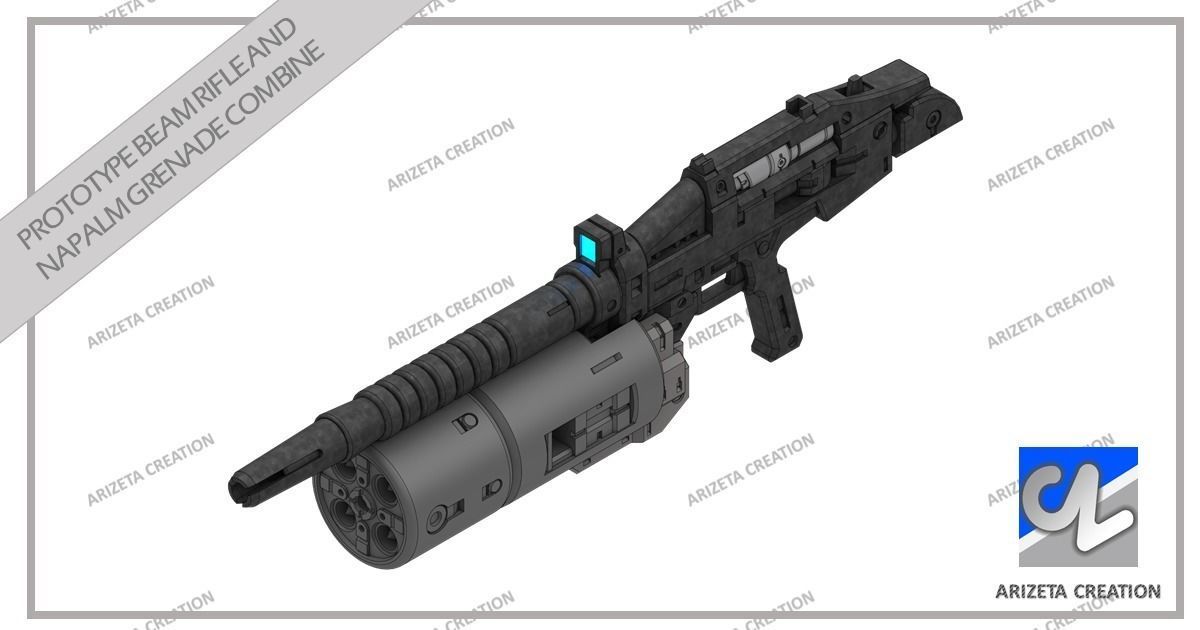 ARIZETA CREATION MOBILE SUITS RX-78-01 LEG SECTION 3D print model_40