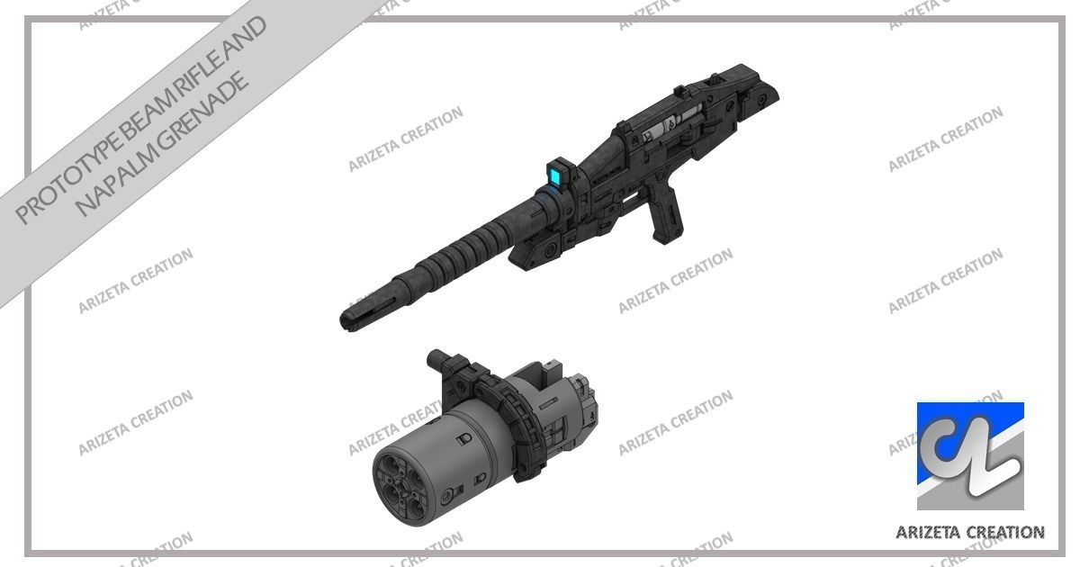 ARIZETA CREATION MOBILE SUITS RX-78-01 LEG SECTION 3D print model_31