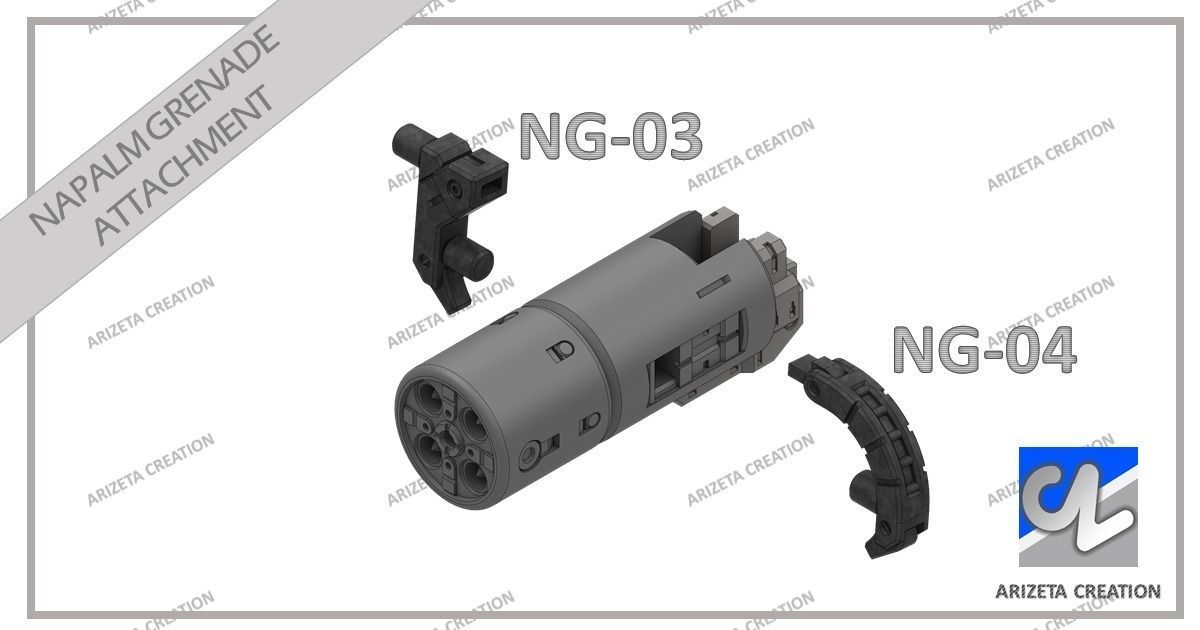 ARIZETA CREATION MOBILE SUITS RX-78-01 LEG SECTION 3D print model_41