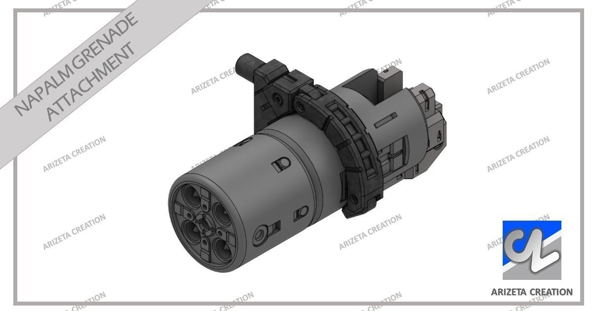 ARIZETA CREATION MOBILE SUITS RX-78-01 LEG SECTION 3D print model_42