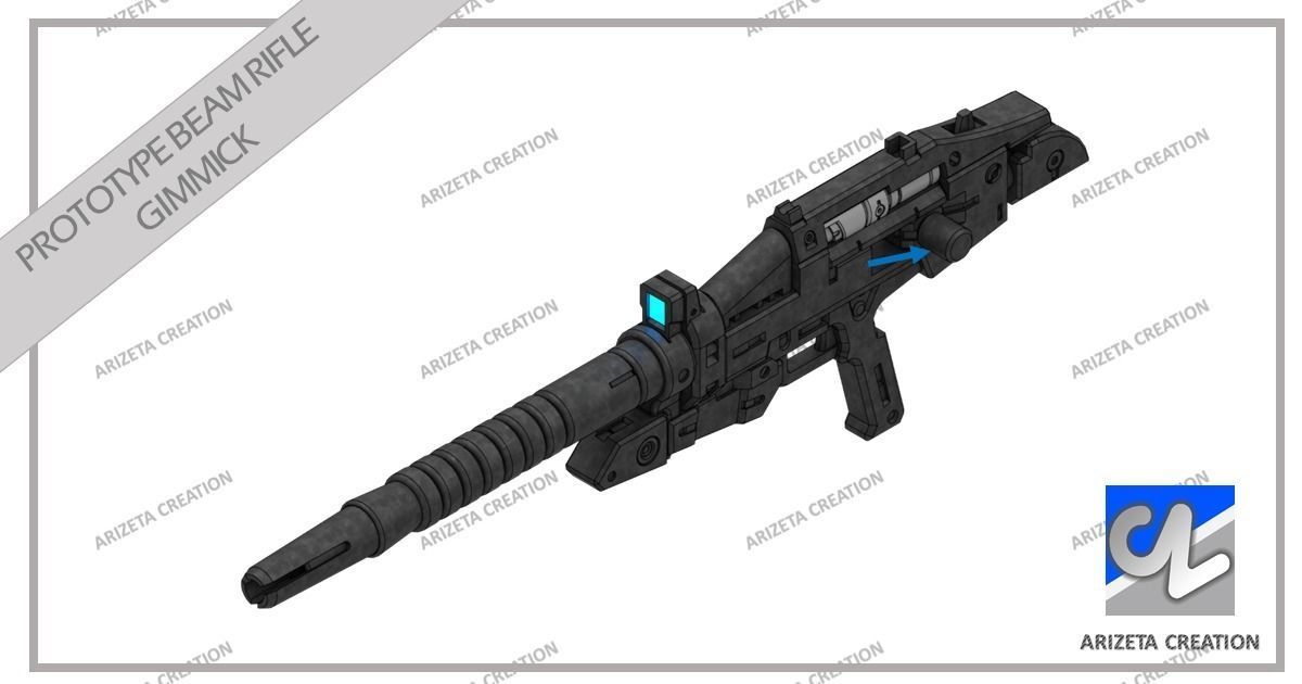 ARIZETA CREATION MOBILE SUITS RX-78-01 LEG SECTION 3D print model_37