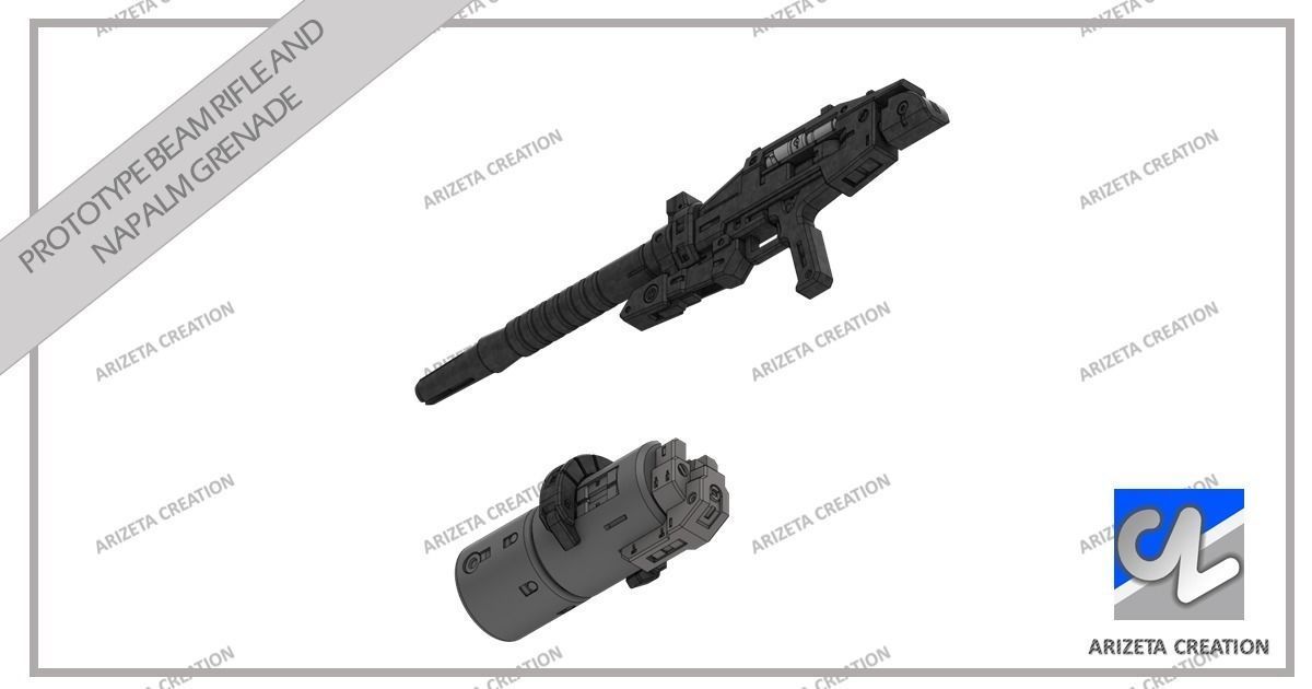 ARIZETA CREATION MOBILE SUITS RX-78-01 LEG SECTION 3D print model_34
