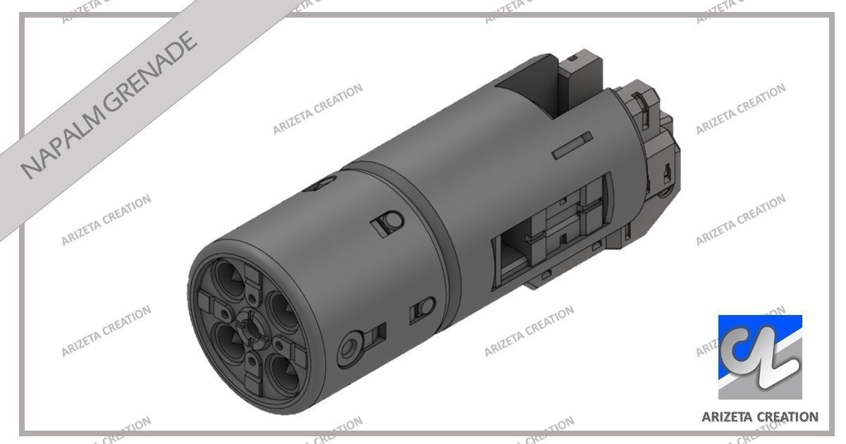 ARIZETA CREATION MOBILE SUITS RX-78-01 LEG SECTION 3D print model_39
