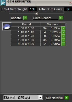 Diamond ring with blue stone and 2 chains 3657 3D print model 3D print model_8