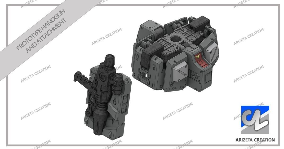 ARIZETA CREATION MOBILE SUITS RX-78-01 SKIRT SECTION 3D print model_22