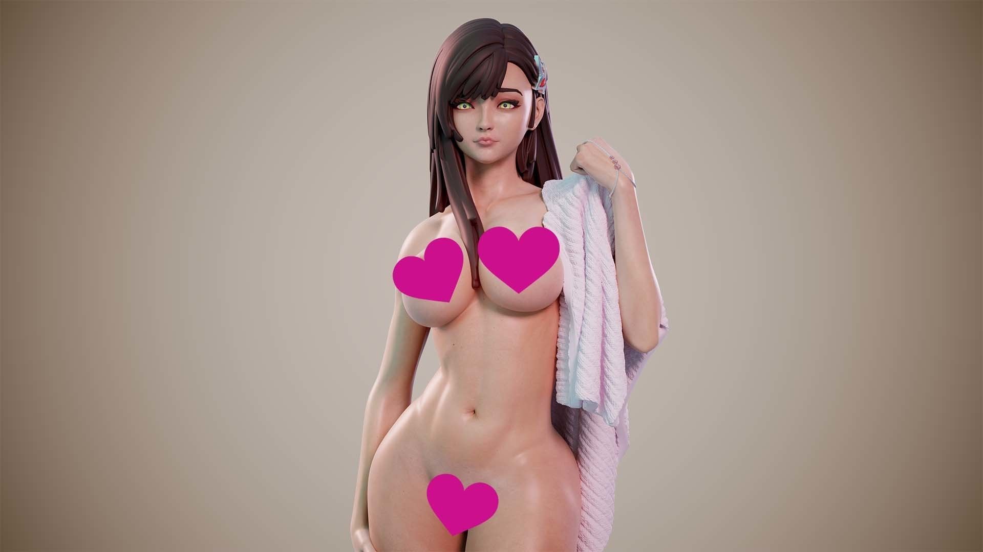 3D Print model - Girl on the beach - d 3D print model_4