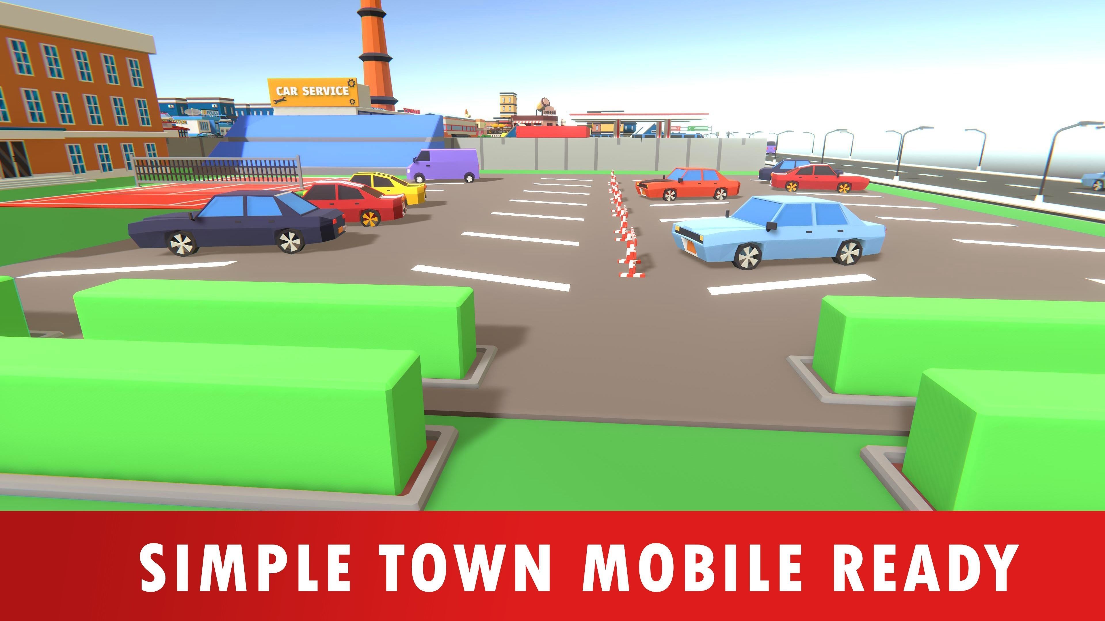 Simple Town - Low Poly Assets Low-poly 3D model_6