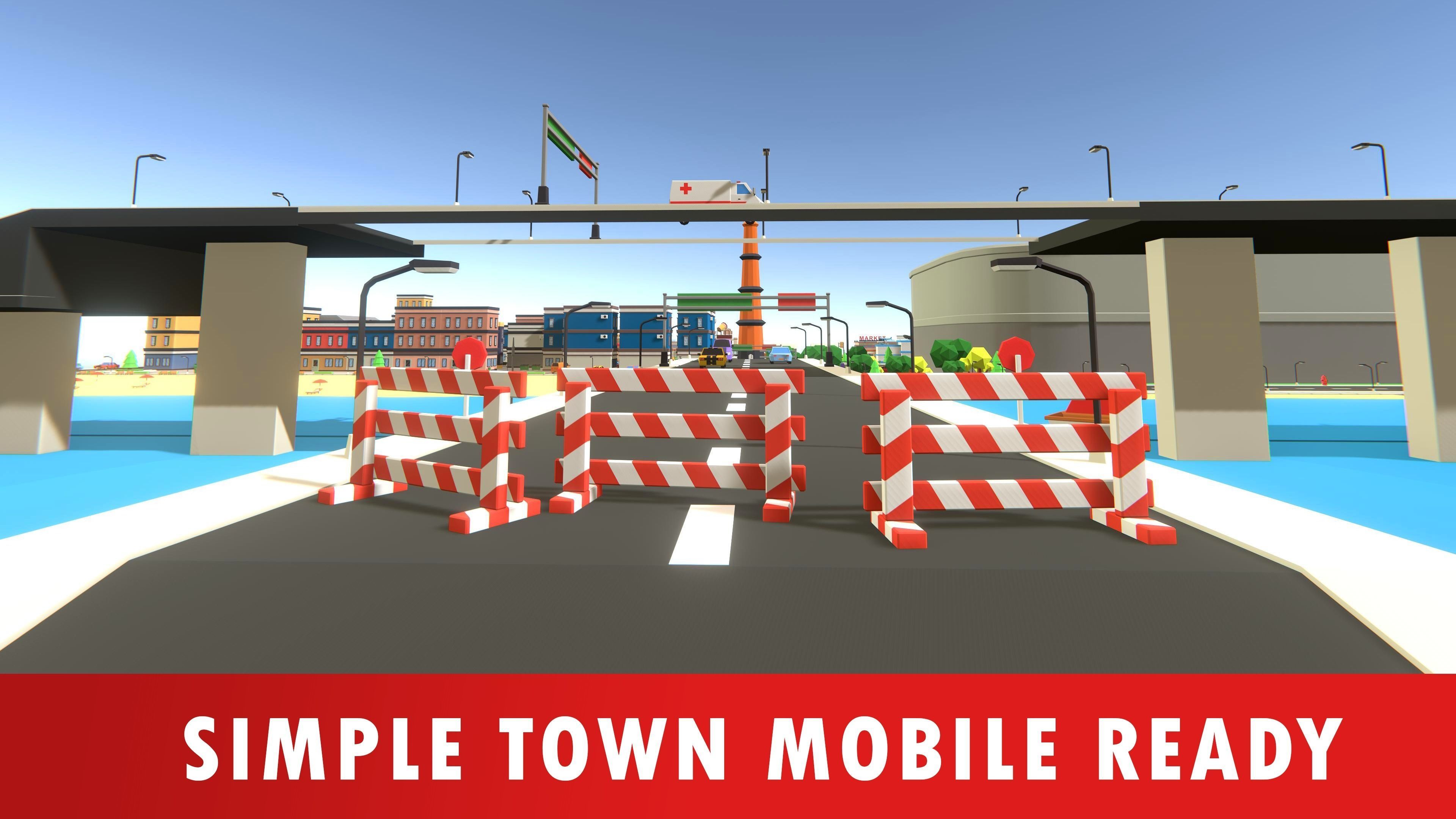 Simple Town - Low Poly Assets Low-poly 3D model_19