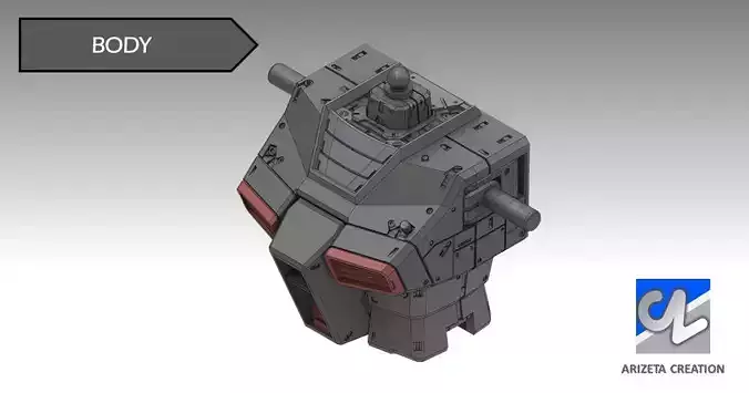 ARIZETA CREATION MOBILE SUITS RX-78-01 BODY SECTION