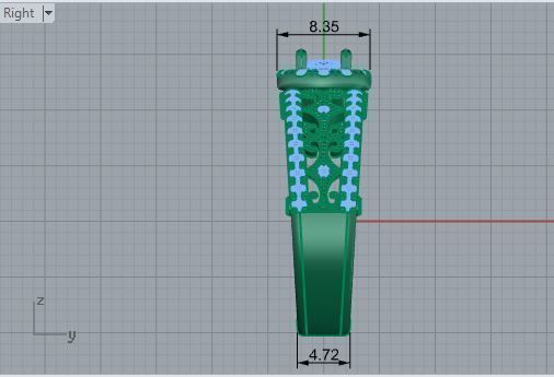 Beautiful design diamond ring 3660 3D print model 3D print model_6