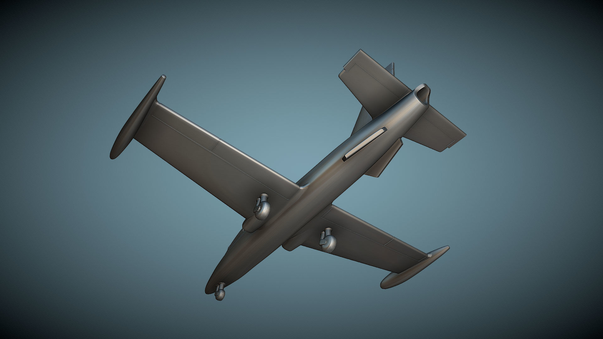 Aermacchi MB-339A - 3D Printable Model 3D print model_4