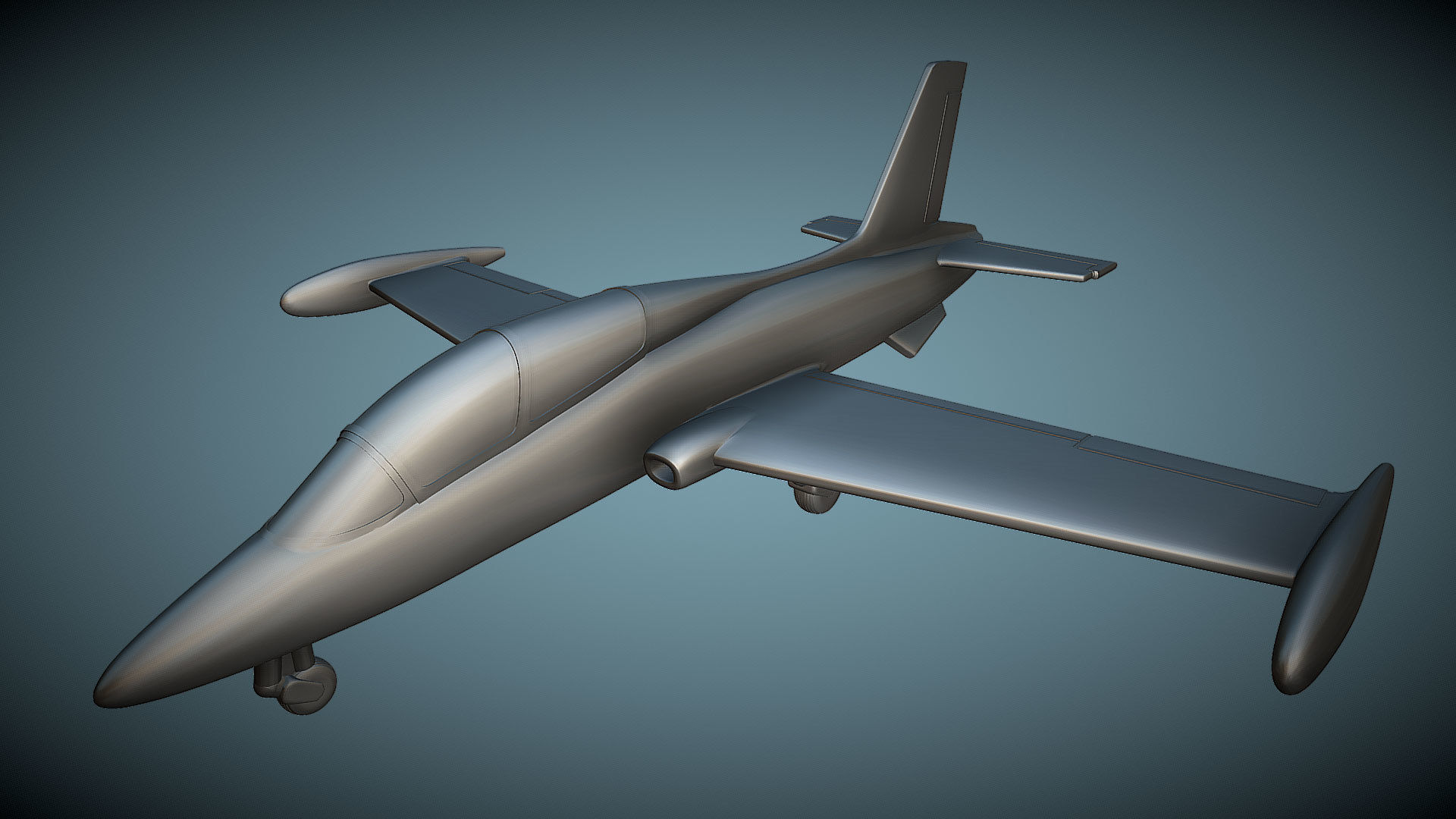 Aermacchi MB-339A - 3D Printable Model 3D print model_1