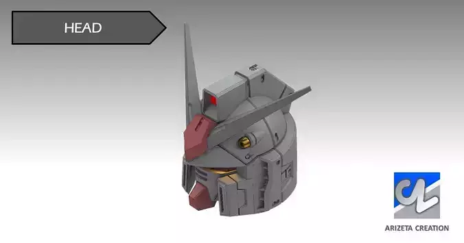 ARIZETA CREATION MOBILE SUITS RX-78-01 HEAD SECTION