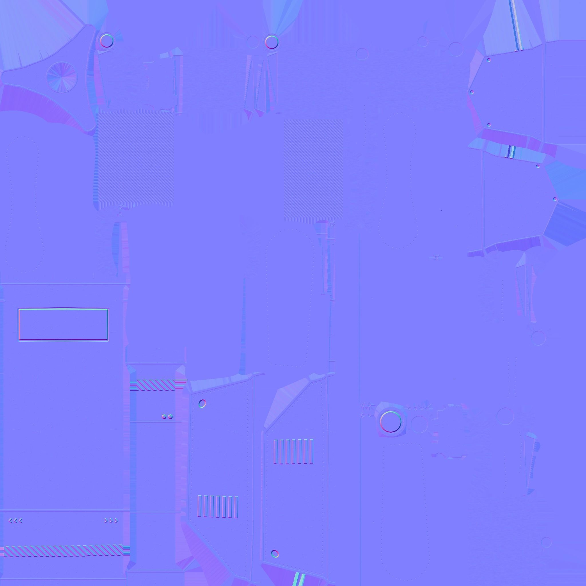 Robotic Hand A05 White - Machinery Industrial Design Low-poly 3D model_29