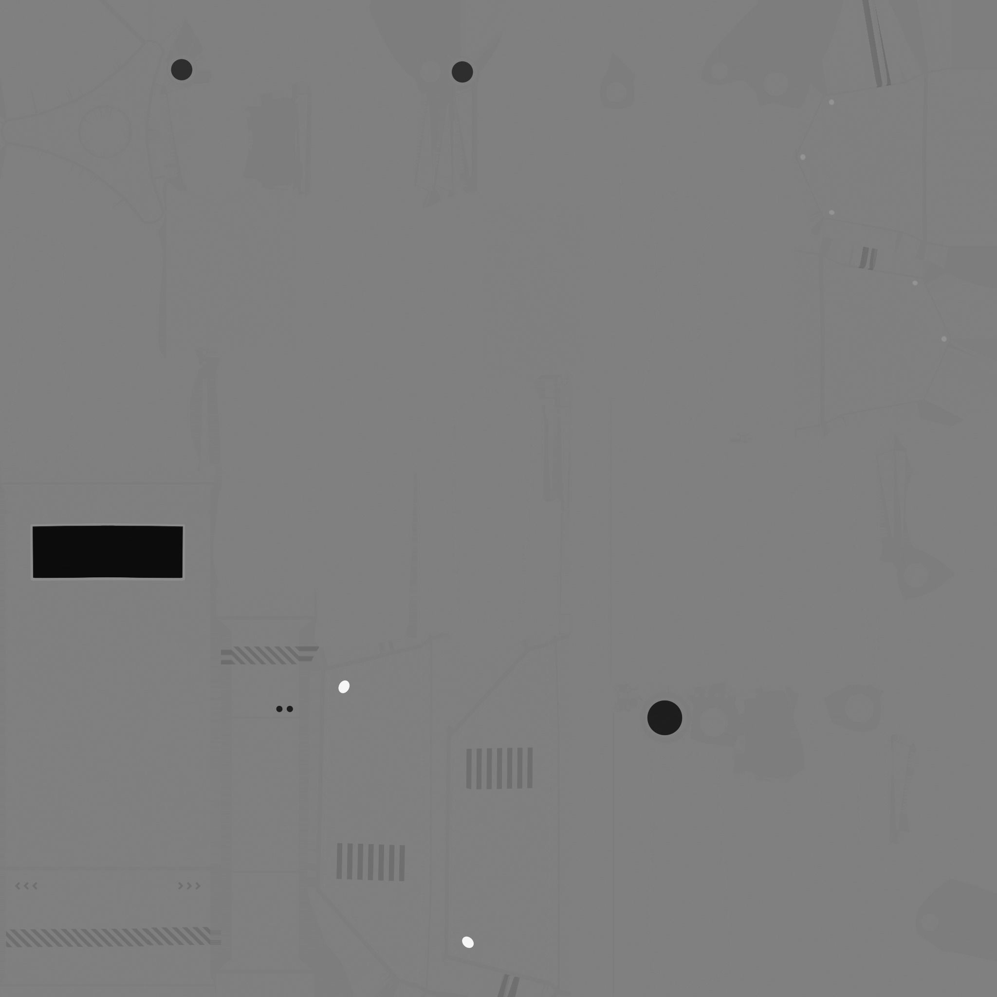 Robotic Hand A05 White - Machinery Industrial Design Low-poly 3D model_27