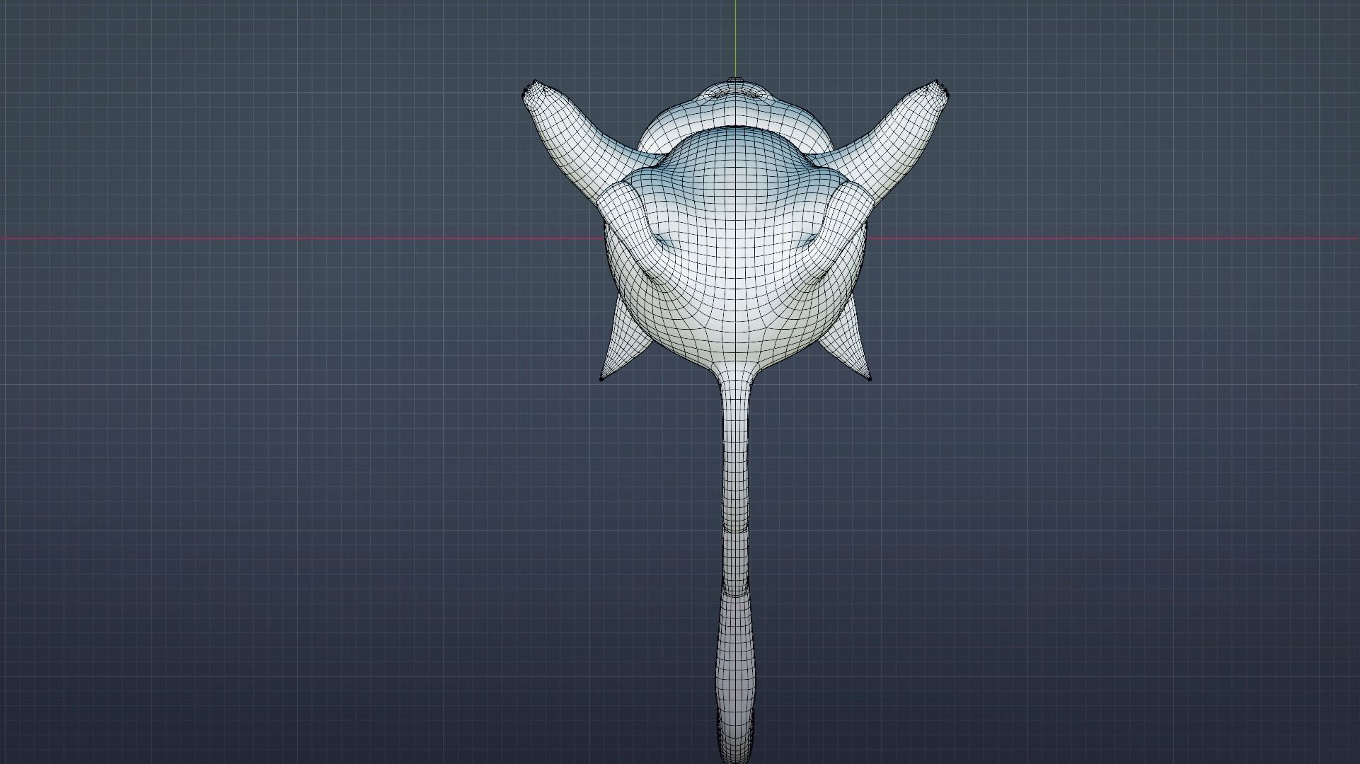 Electric Mouse - Rigged Cartoon Character for Blender Low-poly 3D model_14