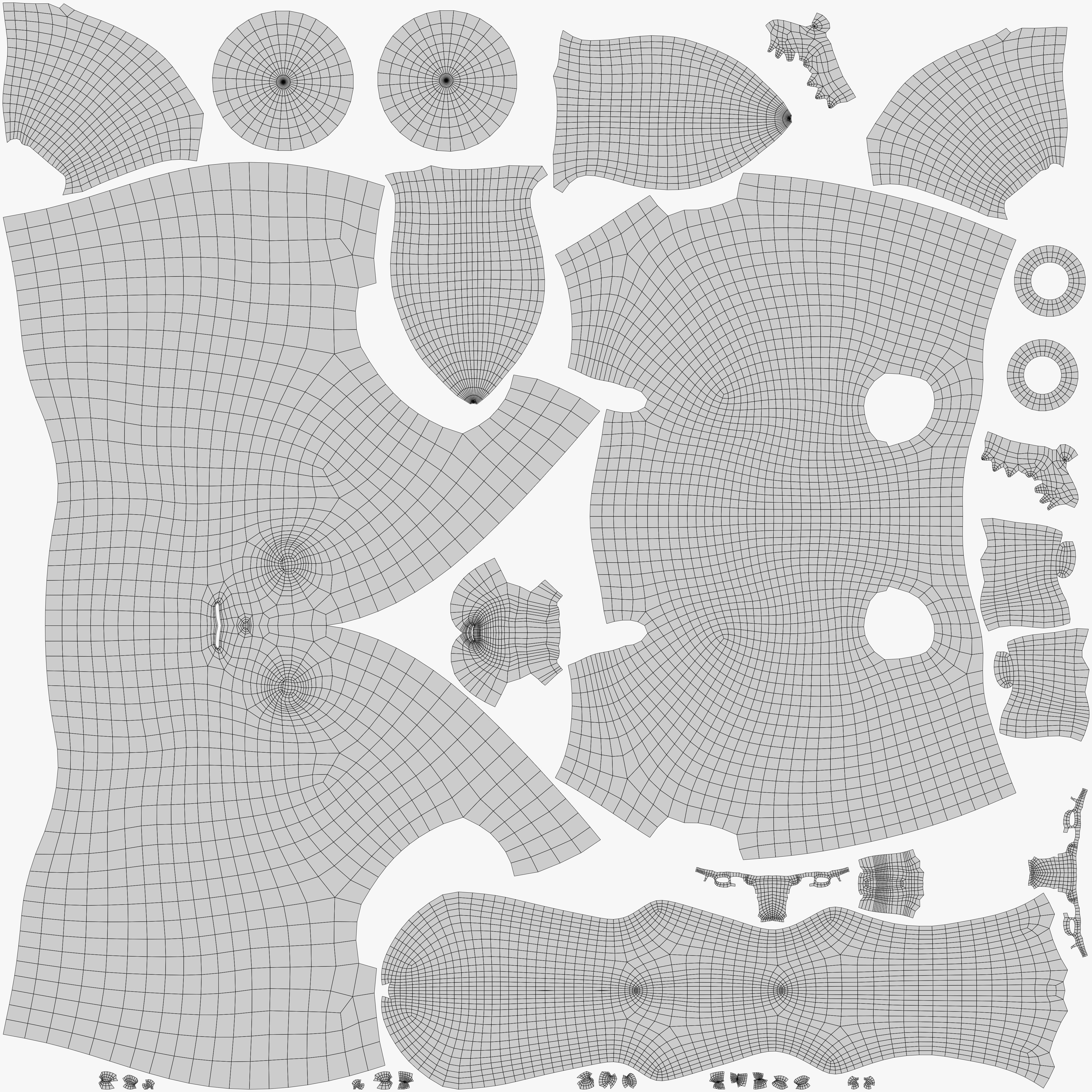 Electric Mouse - Rigged Cartoon Character for Blender Low-poly 3D model_8