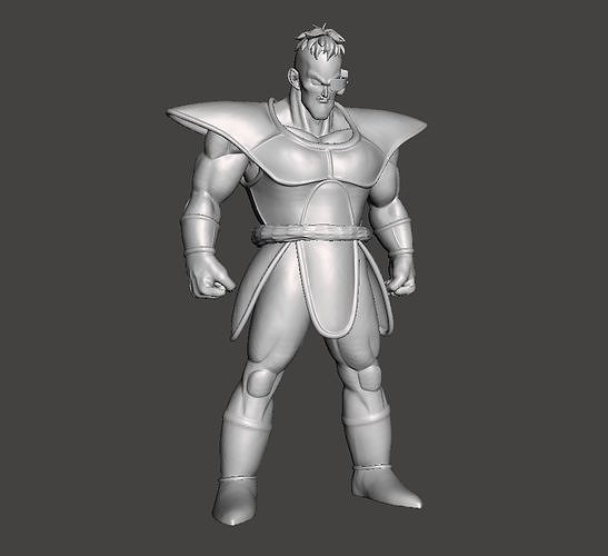 Young Nappa 3D Model 3D print model