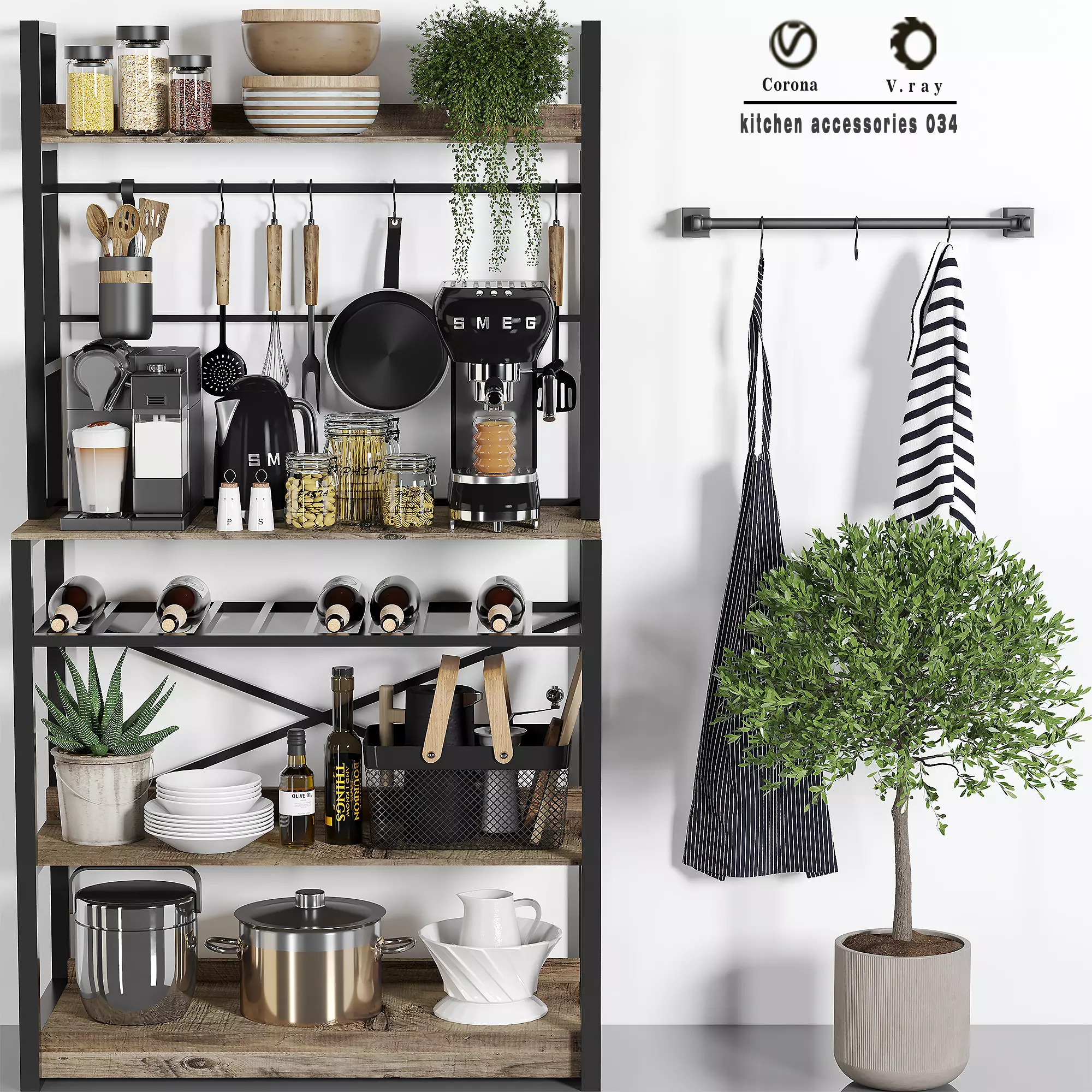 kitchen accessories 034 3D model_0