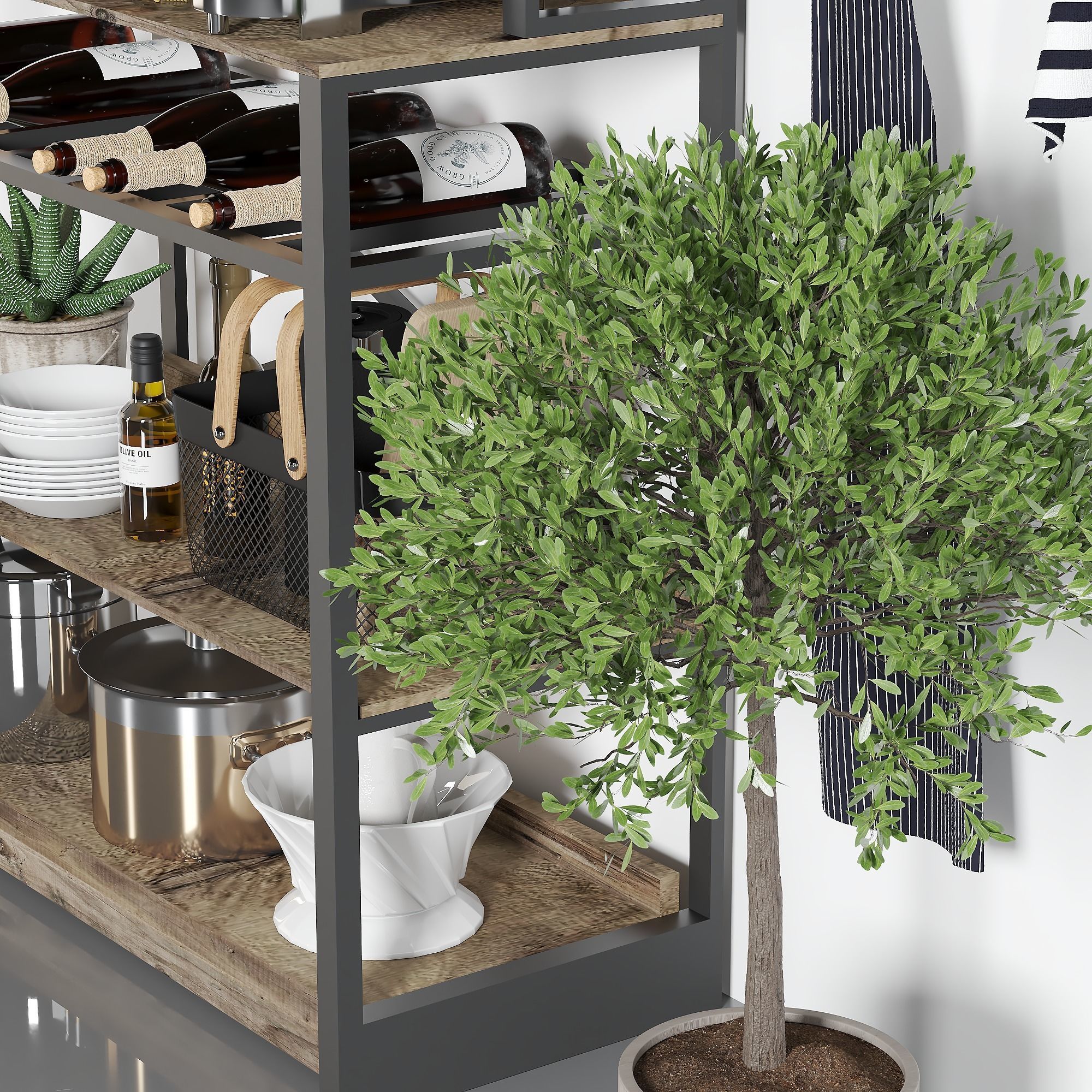 kitchen accessories 034 3D model_2