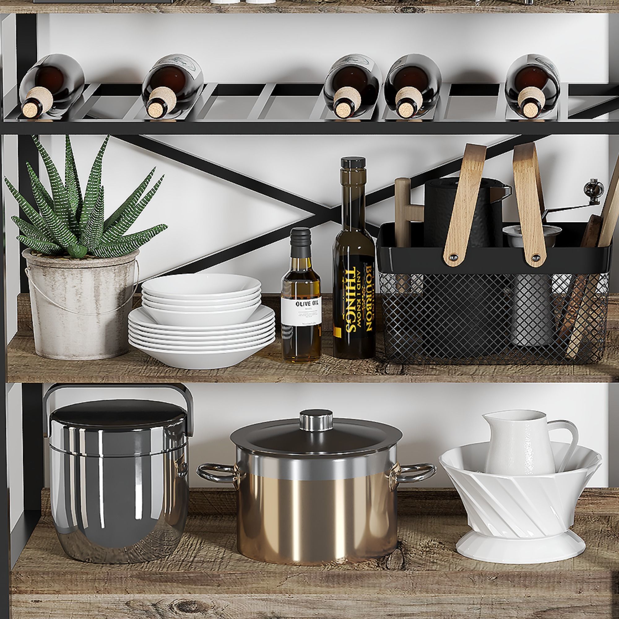 kitchen accessories 034 3D model_4