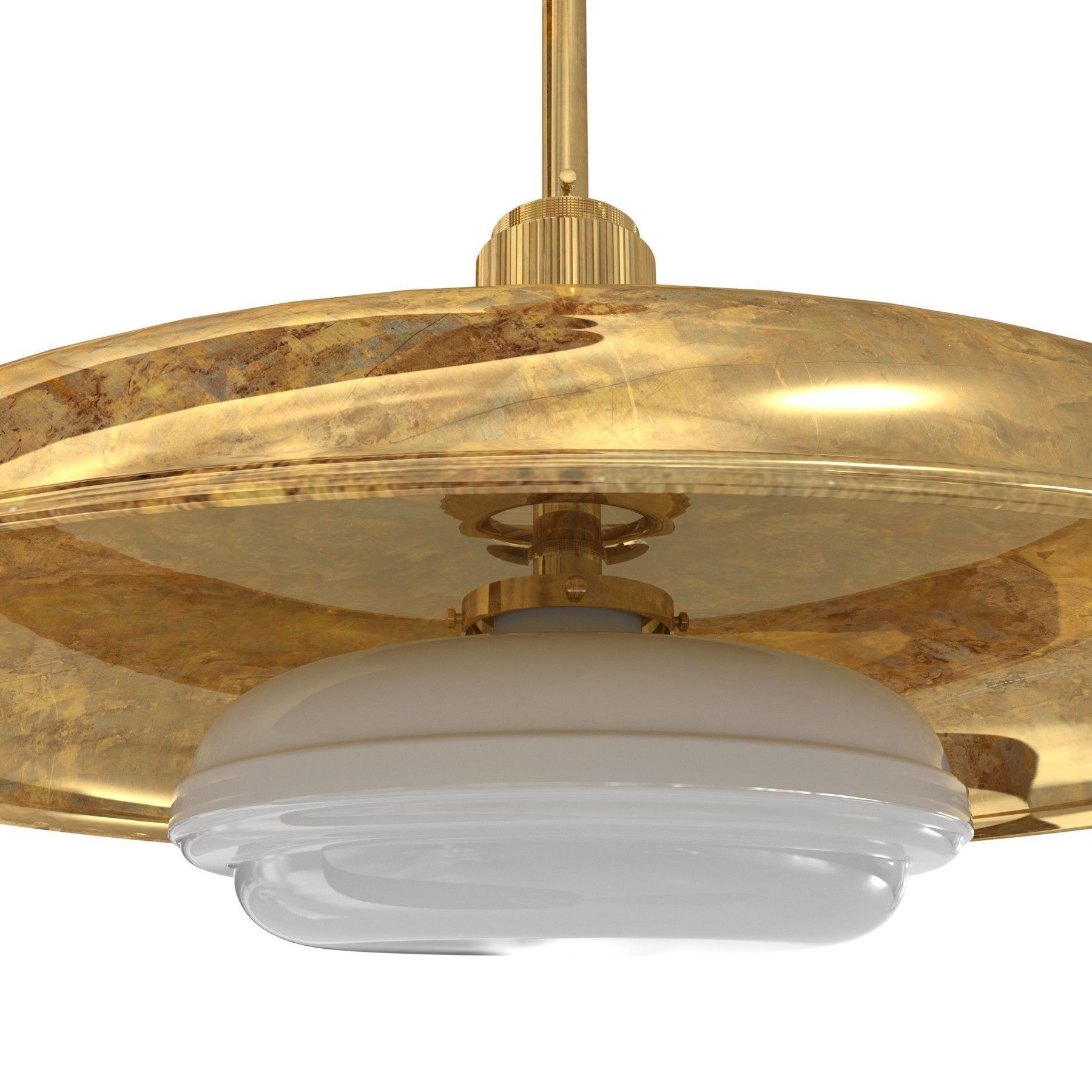 Roman and Williams Guild Oscar ceiling  pendant light 3D model_2