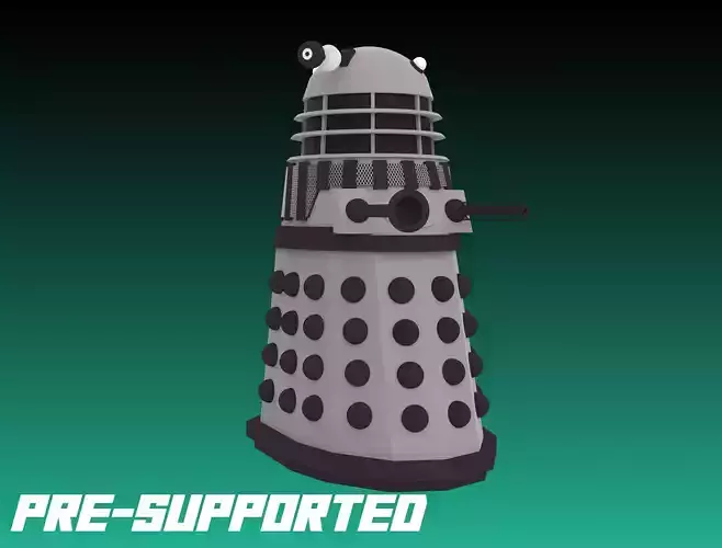 Renegade Dalek - 32mm Miniature 3D print model