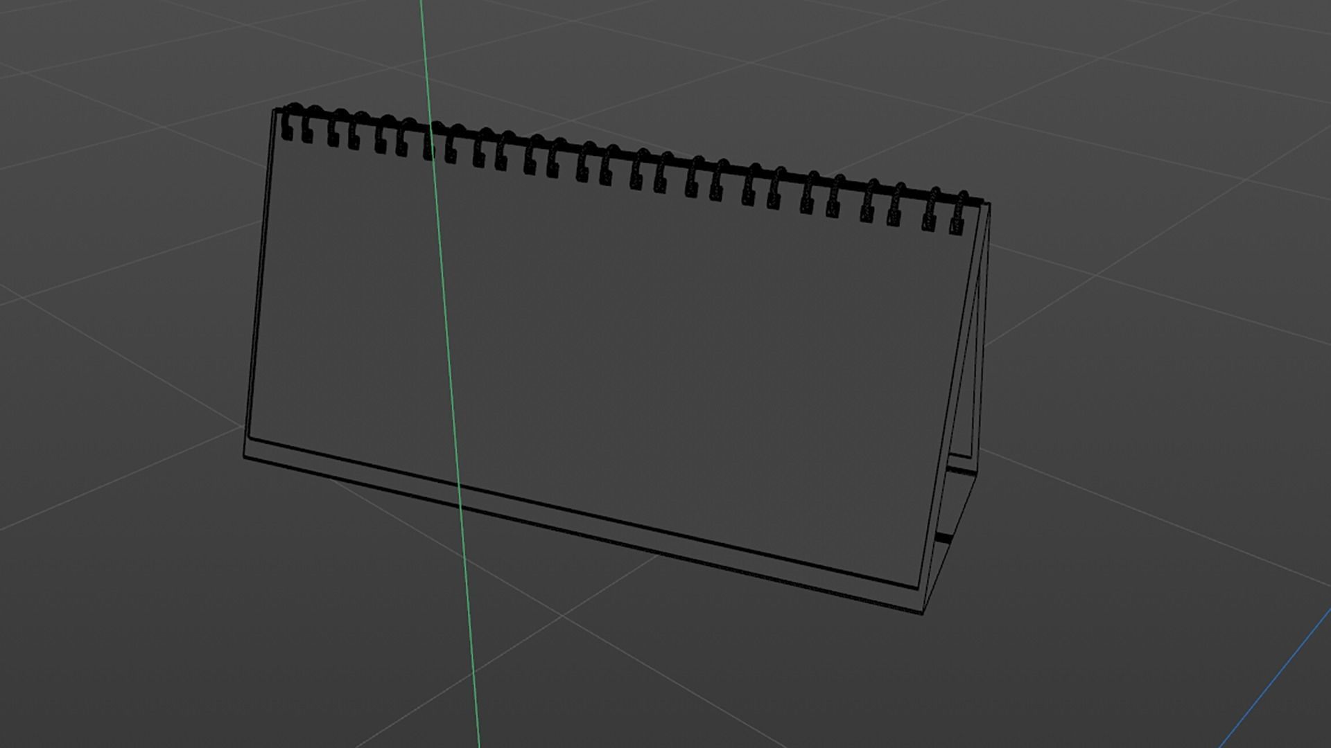Table calendar 3D model_4