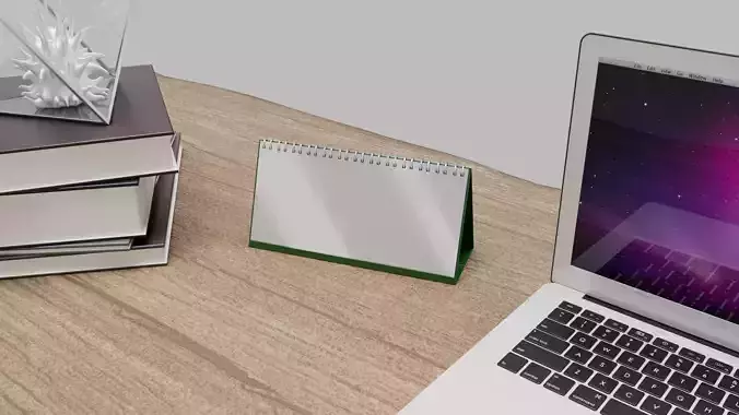 Table calendar 3D model