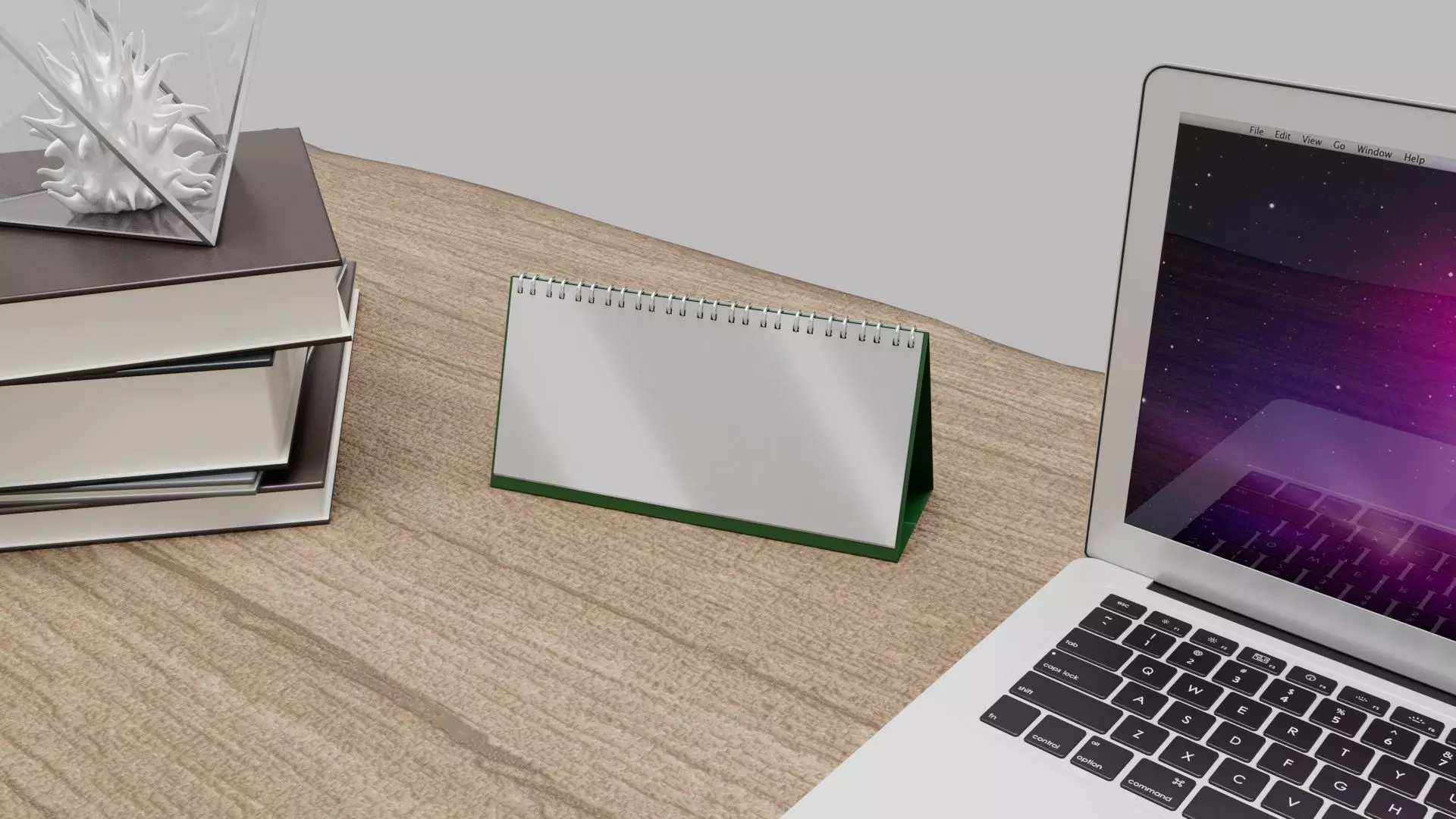 Table calendar 3D model_0