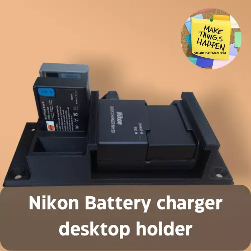 NIKON BATTERY CHARGER DESKTOP HOLDER Free 3D print model