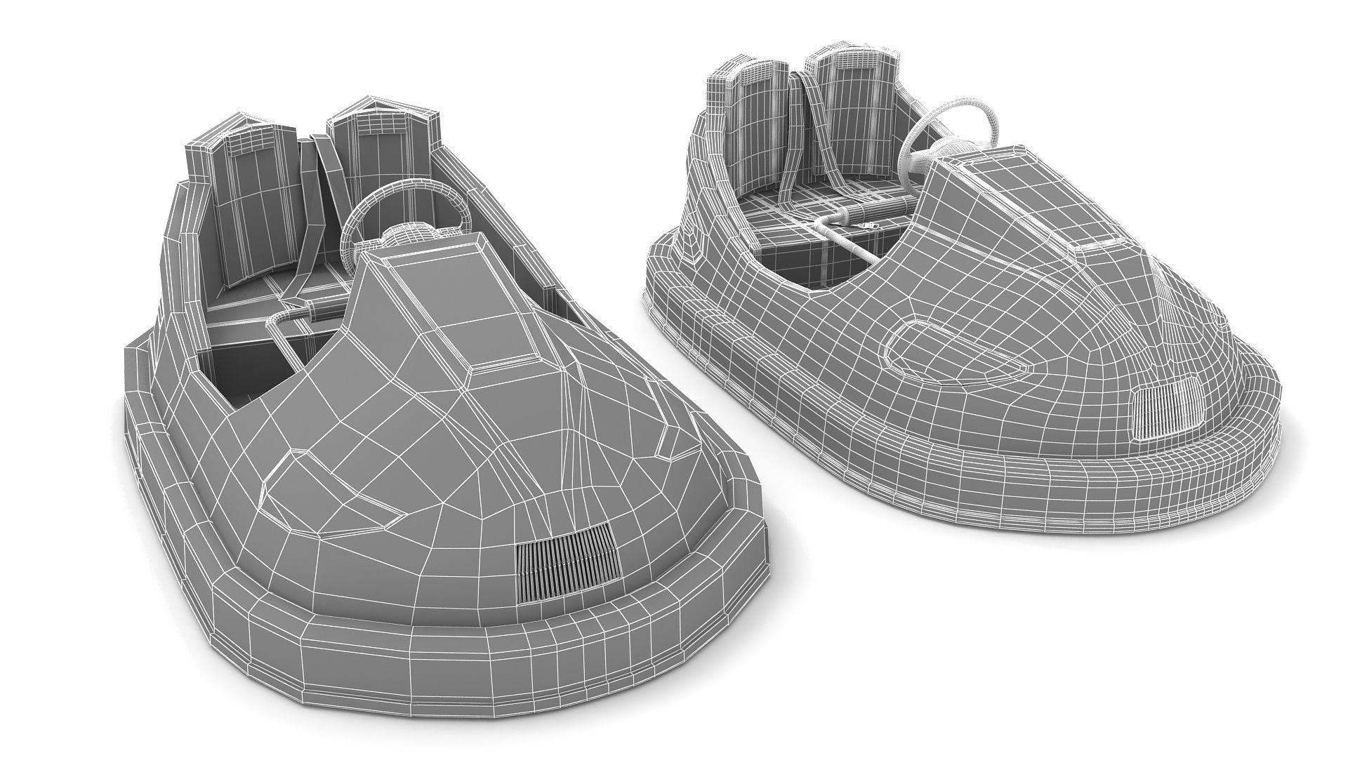 Bumper Car 3D model_5