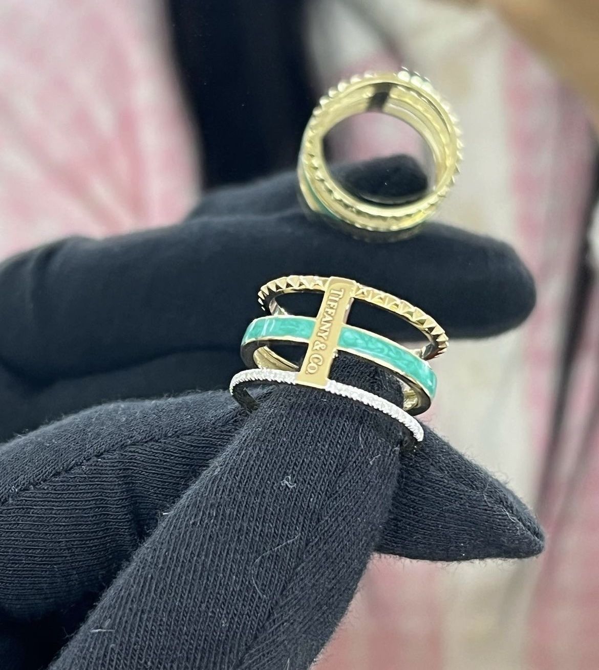 Rings with Enamel two version N142 3D print model_5