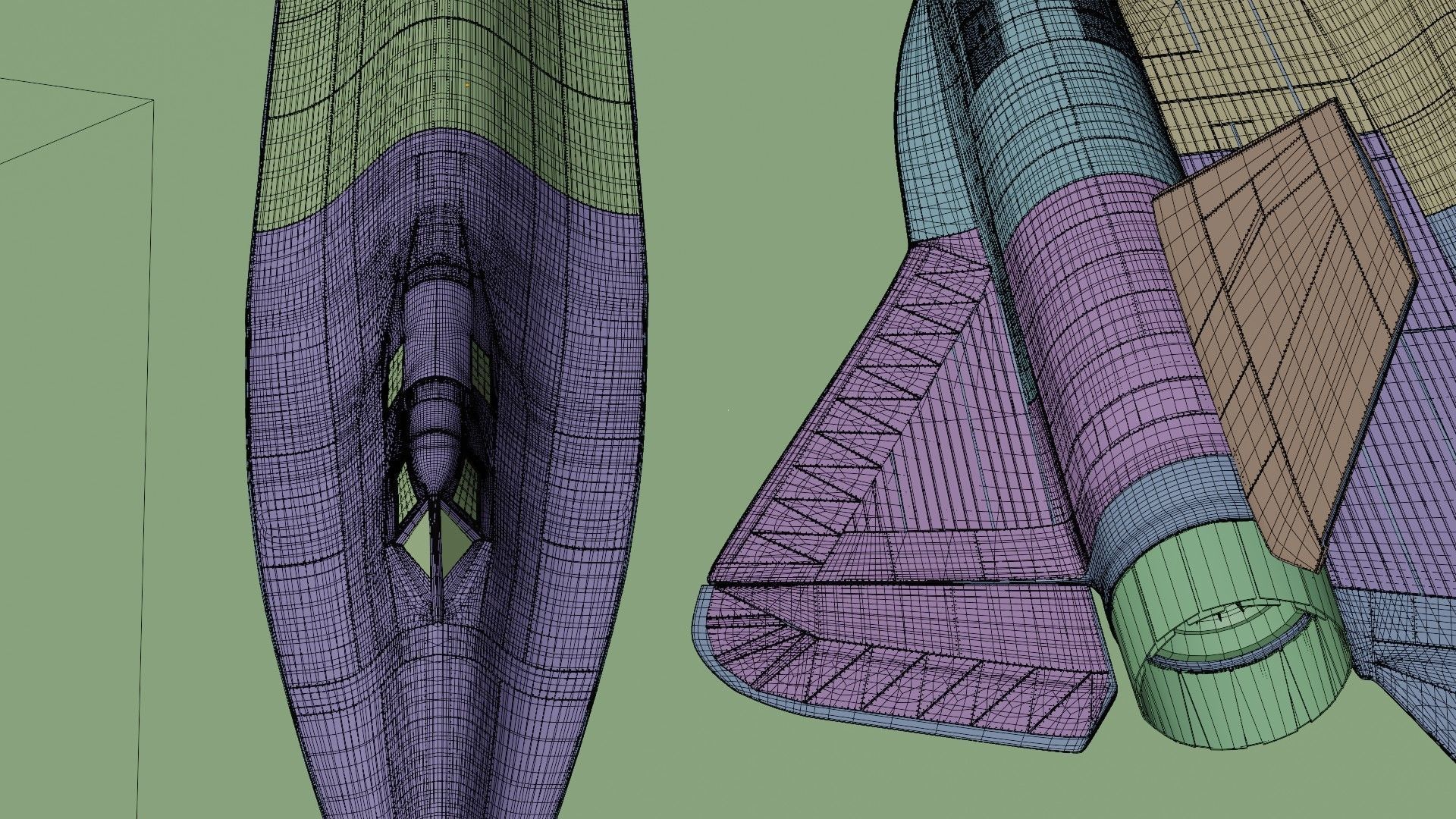 Lockheed Sr 71 Blackbird Exterior 3D model_16