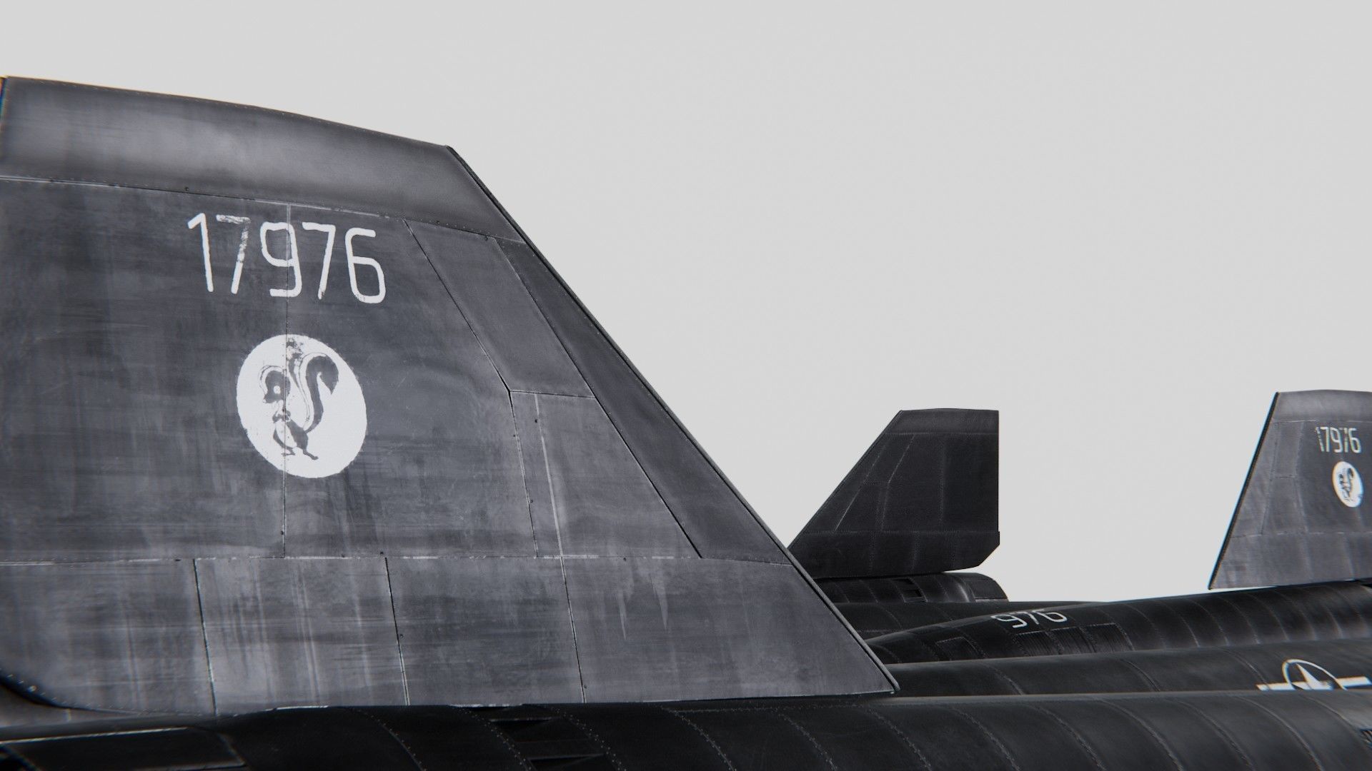 Lockheed Sr 71 Blackbird Exterior 3D model_5