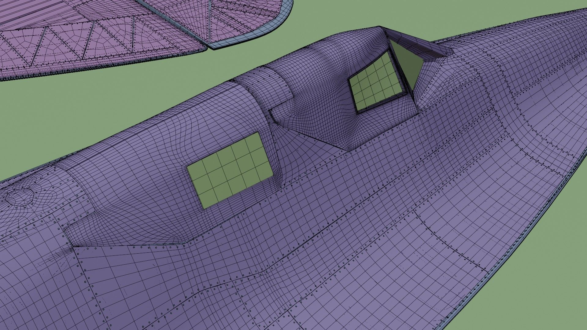 Lockheed Sr 71 Blackbird Exterior 3D model_18