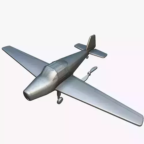 Bucker Bu-181 Bestmann - 3D Printable Model