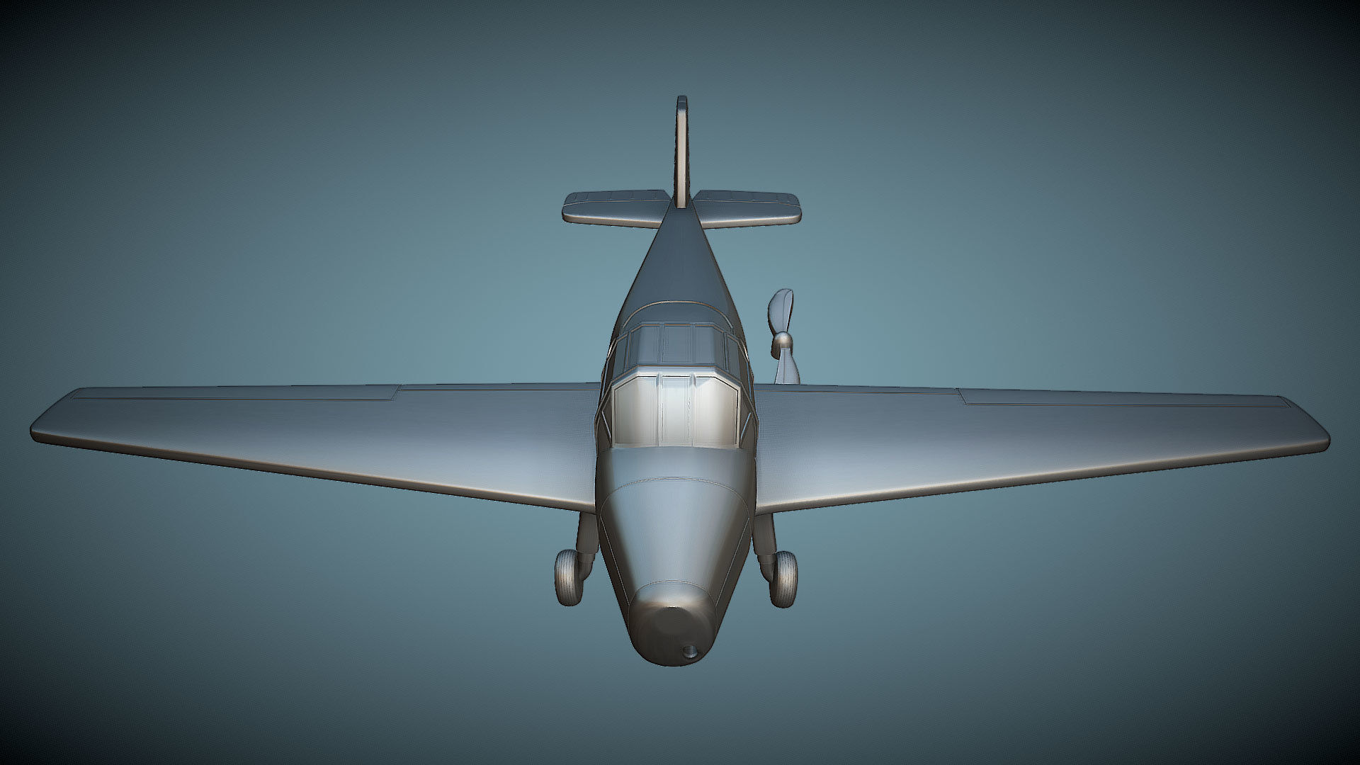 Bucker Bu-181 Bestmann - 3D Printable Model 3D print model_5