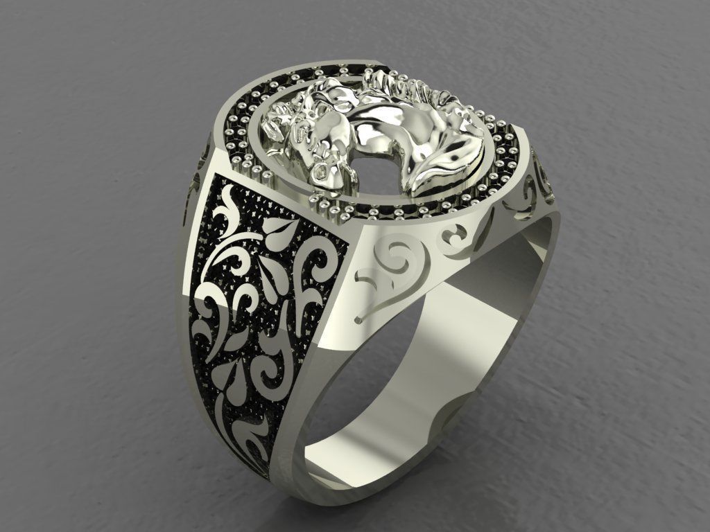 Ring Horse 3D print model_5