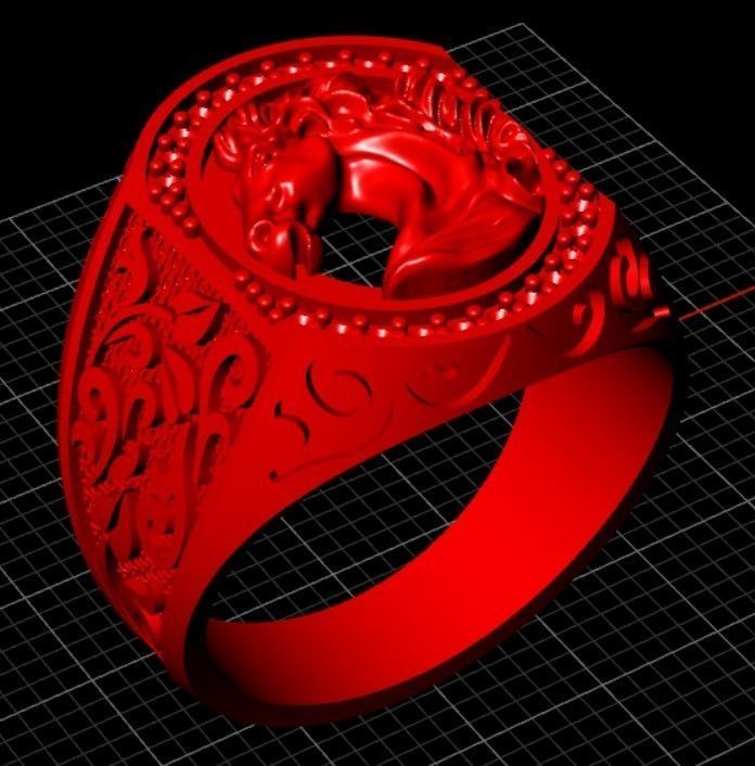 Ring Horse 3D print model_6